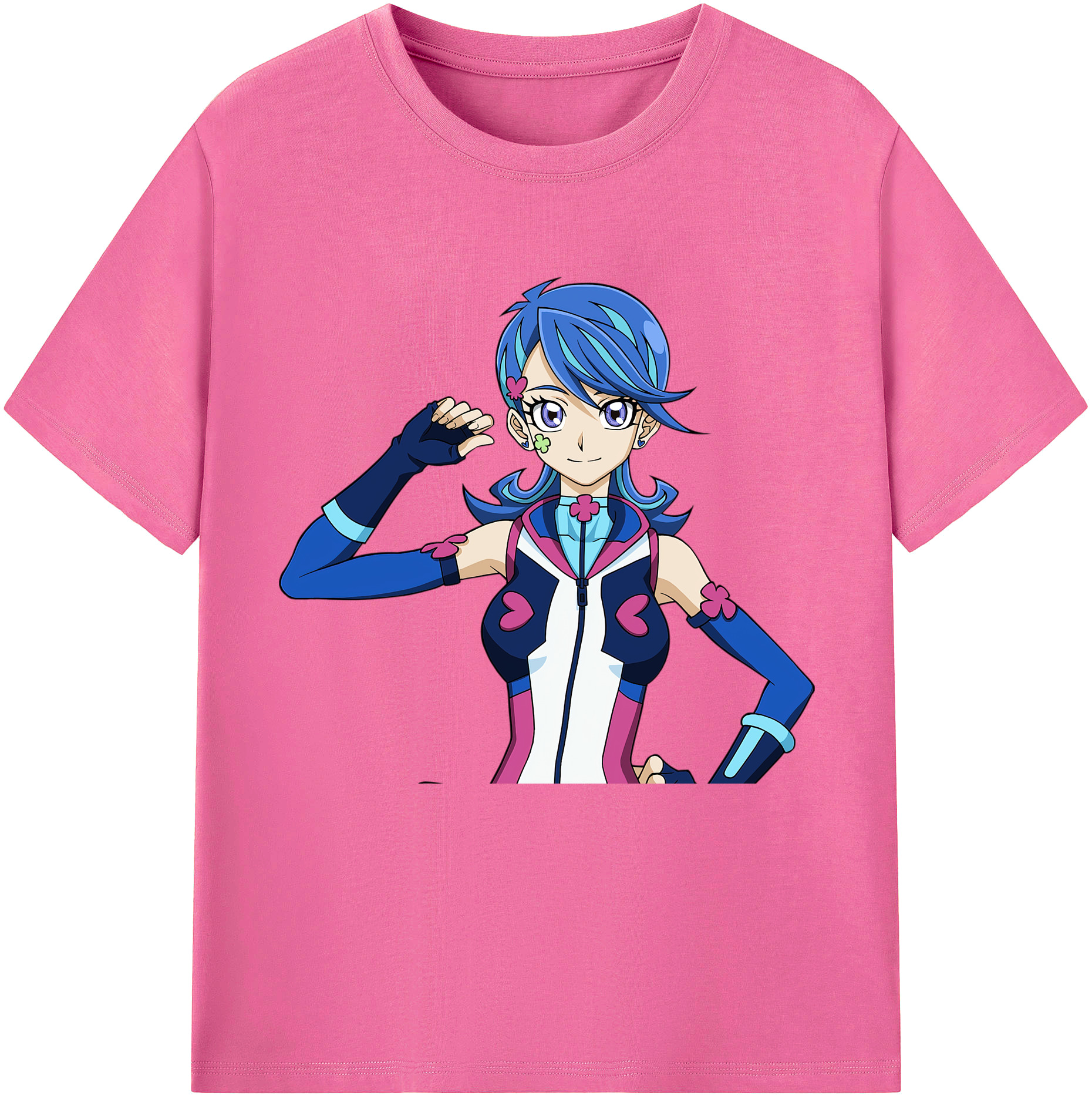 （画像用） 遊☆戯☆王 Yu-Gi-Oh! レディースカジュアルプリントTシャツ（綿100％）
